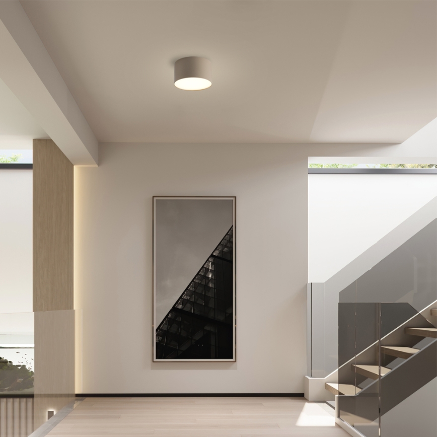 Brilagi - LED Koupelnové stropní svítidlo FORIS LED/9W/230V pr. 9 cm béžová IP44 CRI 90