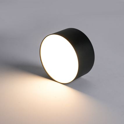 Brilagi - LED Koupelnové stropní svítidlo FORIS LED/9W/230V pr. 9 cm černá IP44