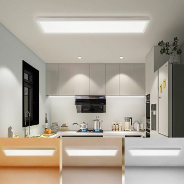 Brilagi - LED Koupelnové stropní svítidlo FRAME LED/50W/230V 120x30 cm 3000/4000/6000K IP44 bílá