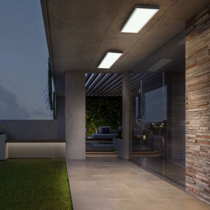 Brilagi - LED Koupelnové stropní svítidlo FRAME LED/50W/230V 120x30 cm IP44 bílá