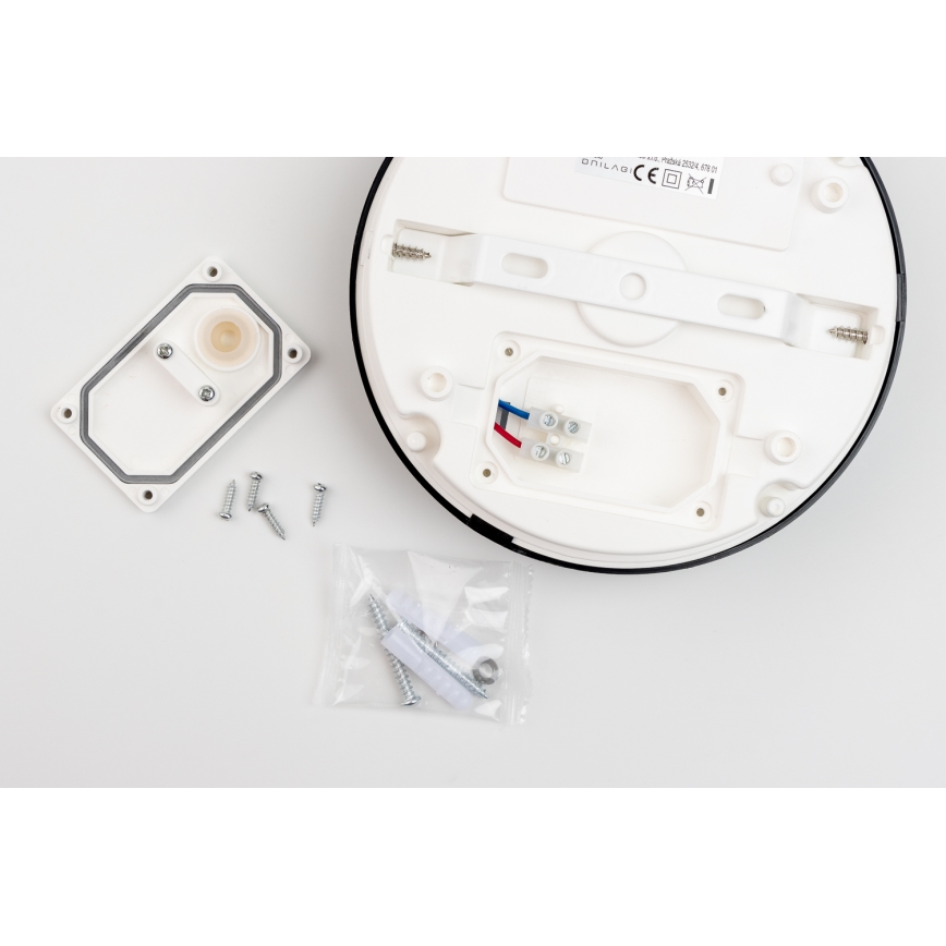 Brilagi - LED Koupelnové stropní svítidlo PERA 18W/230V pr. 22 cm IP65 stříbrná