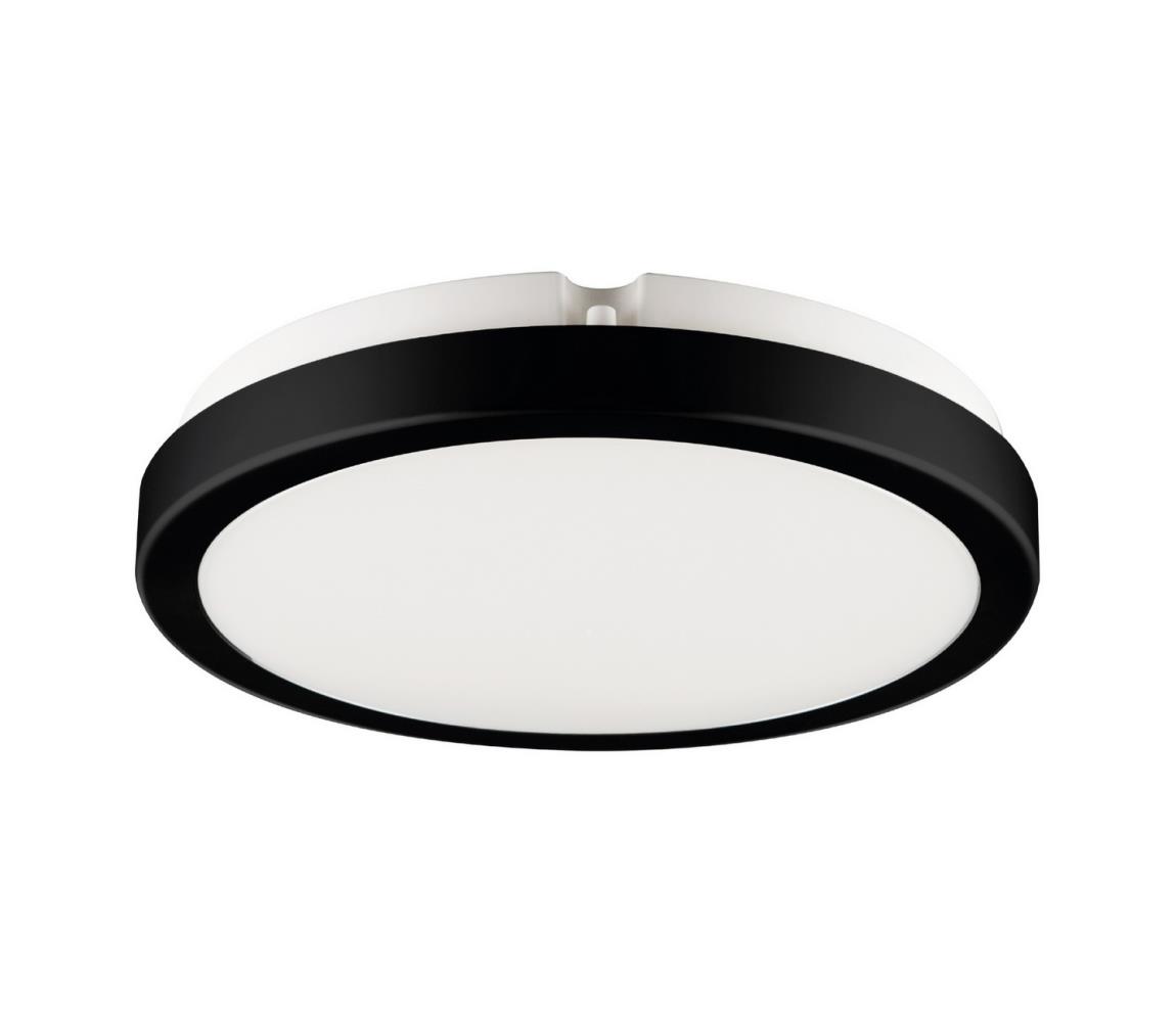 Brilagi Brilagi - LED Koupelnové stropní svítidlo PERA LED/18W/230V pr. 22 cm IP65 černá BG0662