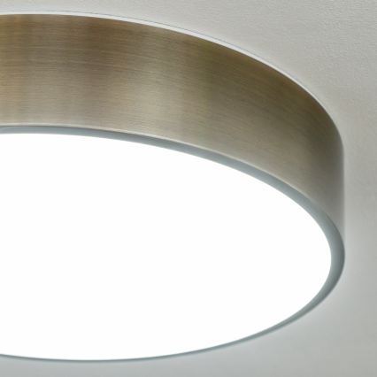 Brilagi - LED Koupelnové stropní svítidlo POOL LED/24W/230V 3000/4000/5500K pr. 30 cm IP54 mosaz