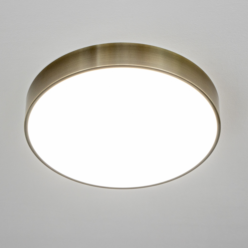 Brilagi - LED Koupelnové stropní svítidlo POOL LED/36W/230V 3000/4000/5500K pr. 40 cm IP54 mosaz