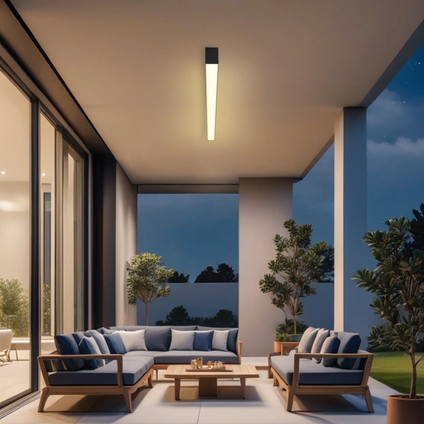 Brilagi - LED Koupelnové stropní svítidlo SLEEKLINE LED/40W/230V 3000/4500/6000K černá IP44