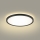 Brilagi - LED Koupelnové stropní svítidlo ULTRA SLIM LED/12W/230V pr. 22,5 cm černá IP54