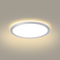 Brilagi - LED Koupelnové stropní svítidlo ULTRA SLIM LED/12W/230V pr. 22,5 cm stříbrná IP54