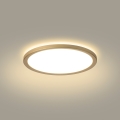 Brilagi - LED Koupelnové stropní svítidlo ULTRA SLIM LED/12W/230V pr. 22,5 cm zlatá IP54