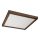 Brilagi - LED Koupelnové stropní svítidlo WOODY FRAME LED/40W/230V 60x60 cm IP44 dub ořech