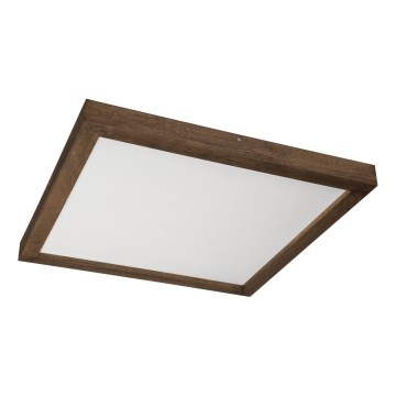 Brilagi - LED Koupelnové stropní svítidlo WOODY FRAME LED/50W/230V 60x60 cm IP44 dub ořech