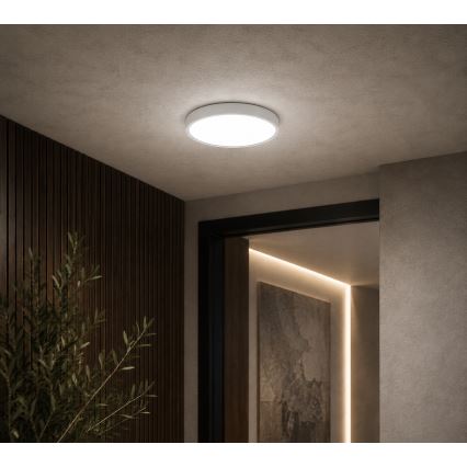 Brilagi - LED Koupelnové stropní svítidlo ZENNA LED/12W/230V pr. 25 cm IP44 bílá