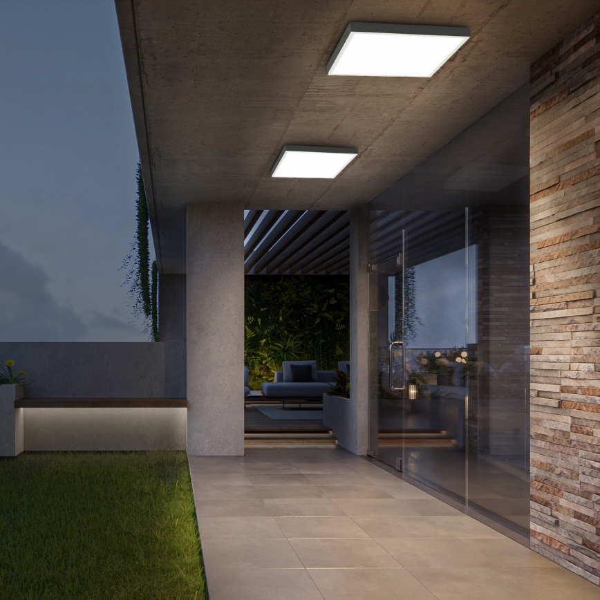 Brilagi - LED Koupelnové stropní svítidlo FRAME LED/50W/230V 60x60 cm 3000/4000/6000K IP44 bílá