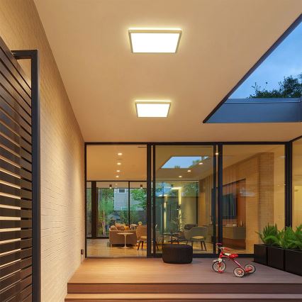 Brilagi - LED Koupelnové stropní svítidlo ULTRA SLIM LED/18W/230V 30x30 cm zlatá IP54