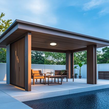 Brilagi - LED Koupelnové stropní svítidlo ULTRA SLIM LED/18W/230V pr. 30 cm černá IP54