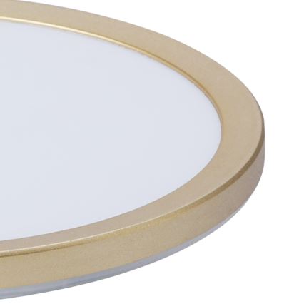 Brilagi - LED Koupelnové stropní svítidlo ULTRA SLIM LED/18W/230V pr. 30 cm zlatá IP54