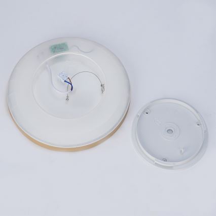 Brilagi - LED Koupelnové stropní svítidlo ULTRA SLIM LED/18W/230V pr. 30 cm zlatá IP54