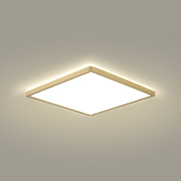 Brilagi - LED Koupelnové svítidlo ULTRA SLIM LED/24W/230V 42x42 cm zlatá IP54