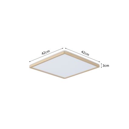 Brilagi - LED Koupelnové svítidlo ULTRA SLIM LED/24W/230V 42x42 cm zlatá IP54