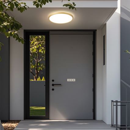 Brilagi - LED Koupelnové stropní svítidlo ULTRA SLIM LED/24W/230V pr. 42 cm zlatá IP54