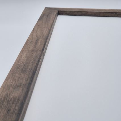 Brilagi - LED Koupelnové stropní svítidlo WOODY FRAME LED/40W/230V 120x30 cm IP44 dub ořech