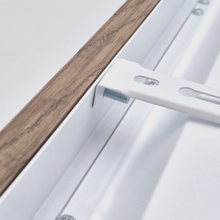 Brilagi - LED Koupelnové stropní svítidlo WOODY FRAME LED/40W/230V 120x30 cm IP44 dub ořech