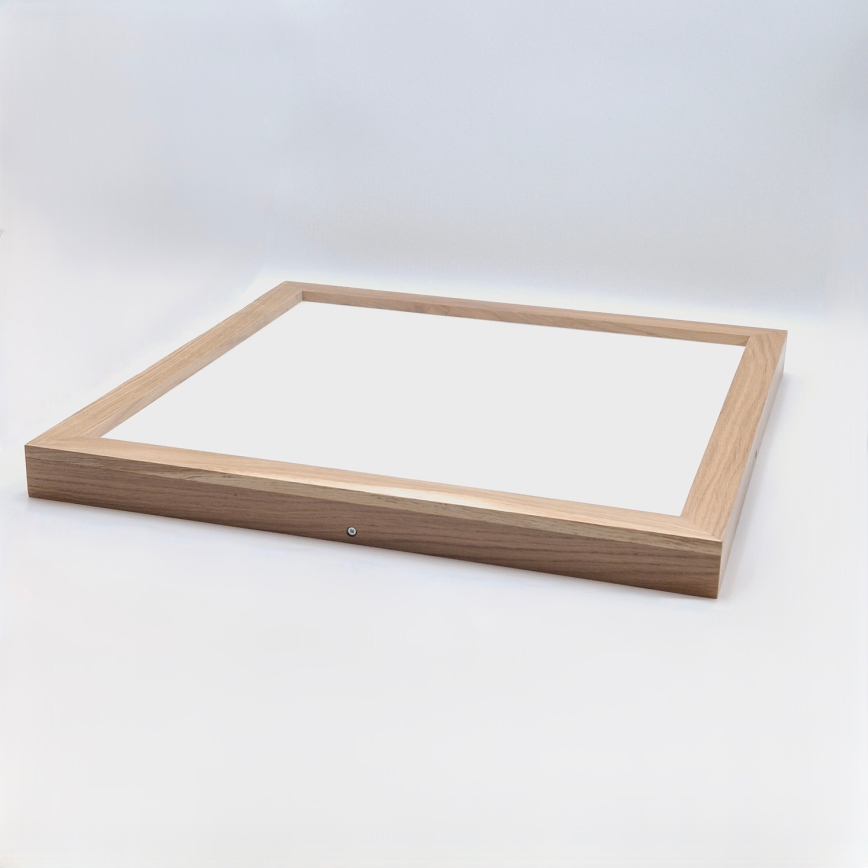 Brilagi - LED Koupelnové stropní svítidlo WOODY FRAME LED/40W/230V 60x60 cm IP44 dub