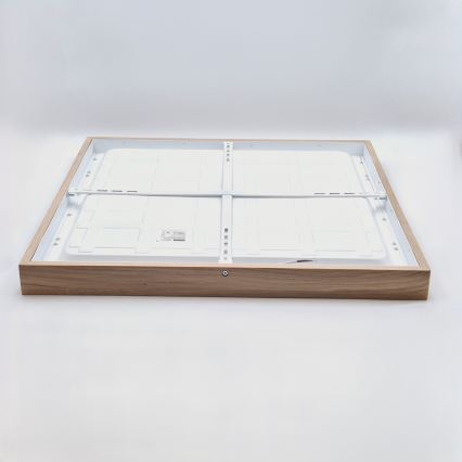 Brilagi - LED Koupelnové stropní svítidlo WOODY FRAME LED/40W/230V 60x60 cm IP44 dub