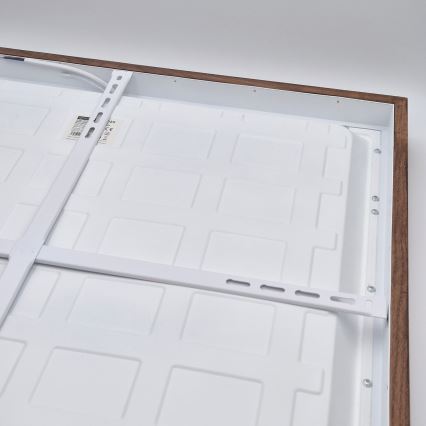 Brilagi - LED Koupelnové stropní svítidlo WOODY FRAME LED/40W/230V 60x60 cm IP44 dub třešeň