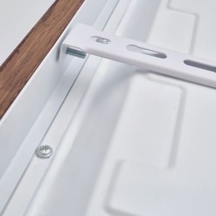 Brilagi - LED Koupelnové stropní svítidlo WOODY FRAME LED/40W/230V 60x60 cm IP44 dub třešeň