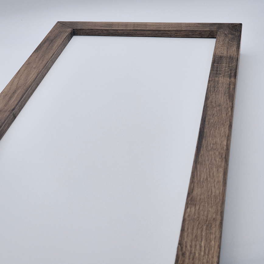 Brilagi - LED Koupelnové stropní svítidlo WOODY FRAME LED/50W/230V 120x30 cm IP44 dub ořech