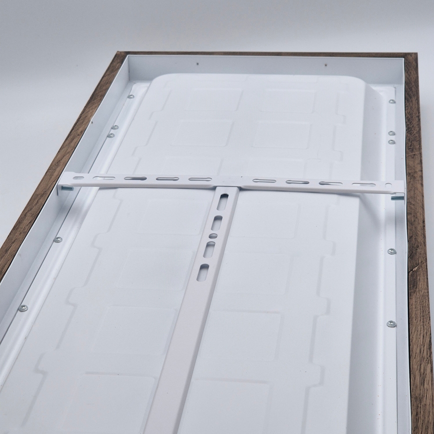 Brilagi - LED Koupelnové stropní svítidlo WOODY FRAME LED/50W/230V 120x30 cm IP44 dub ořech