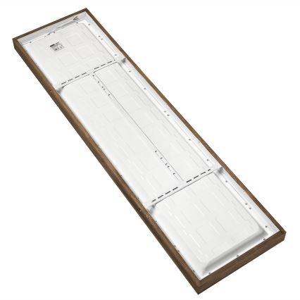 Brilagi - LED Koupelnové stropní svítidlo WOODY FRAME LED/50W/230V 120x30 cm IP44 dub ořech