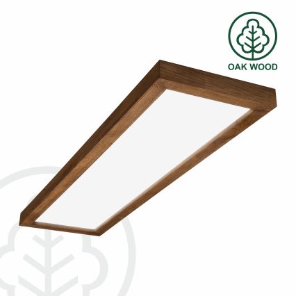 Brilagi - LED Koupelnové stropní svítidlo WOODY FRAME LED/50W/230V 120x30 cm IP44 dub třešeň
