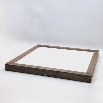 Brilagi - LED Koupelnové stropní svítidlo WOODY FRAME LED/50W/230V 60x60 cm IP44 dub ořech