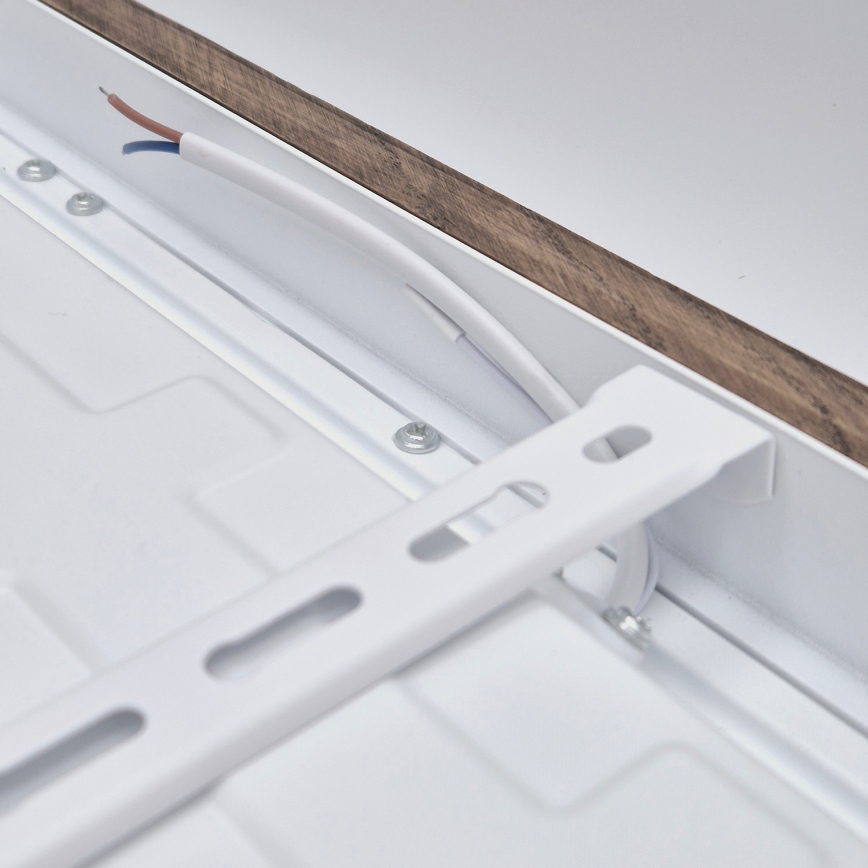 Brilagi - LED Koupelnové stropní svítidlo WOODY FRAME LED/50W/230V 60x60 cm IP44 dub ořech