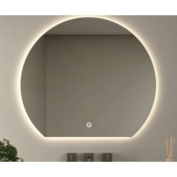 BRILAGI - LED Koupelnové zrcadlo ARCO LED/25W/230V 80x72 cm IP44 CRI 90 stmívatelné + CCT