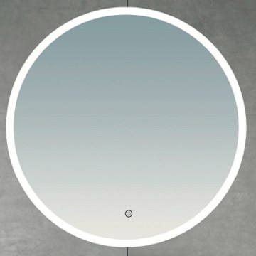 Brilagi - LED Koupelnové zrcadlo BERNATE LED/19W/230V pr. 60 cm stříbrná IP44 CRI 90 stmívatelné + CCT