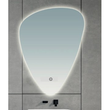 Brilagi - LED Koupelnové zrcadlo GOCCIA LED/19W/230V 67x50 cm IP44 CRI 90 stmívatelné + CCT