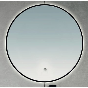 Brilagi - LED Koupelnové zrcadlo VENA BLACK LED/32W/230V pr. 100 cm IP44 CRI 90 stmívatelné + CCT
