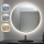 Brilagi - LED Koupelnové zrcadlo VENA BLACK LED/32W/230V pr. 100 cm IP44 CRI 90 stmívatelné + CCT
