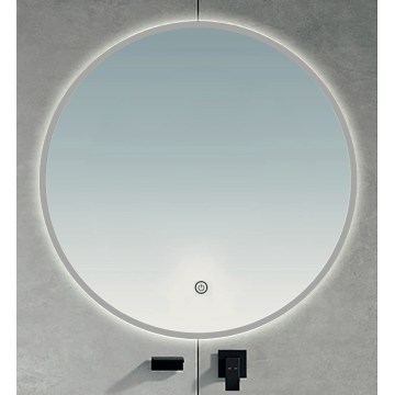 BRILAGI - LED Koupelnové zrcadlo VENA SILVER LED/26W/230V pr. 80 cm IP44 CRI 90 stmívatelné + CCT