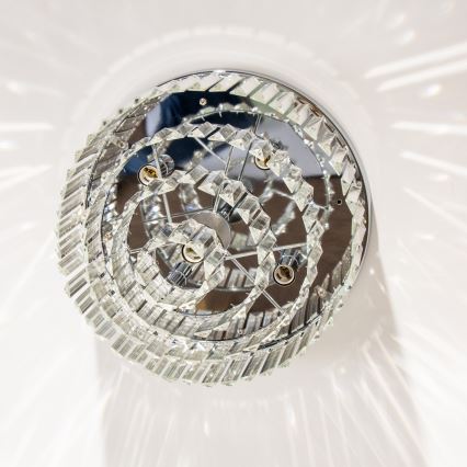 Brilagi - LED Křišťálové stropní svítidlo MOZART 5xE14/40W/230V lesklý chrom