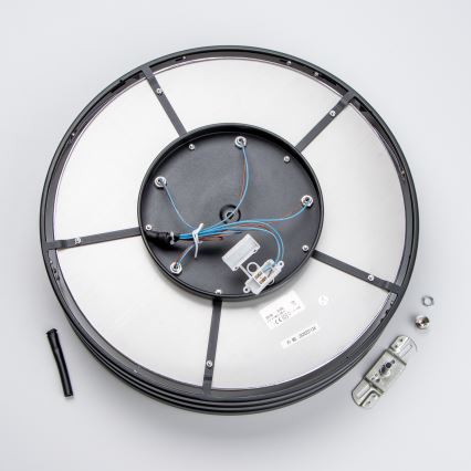Brilagi - LED Křišťálové stropní svítidlo VELURE 5xE14/40W/230V černá