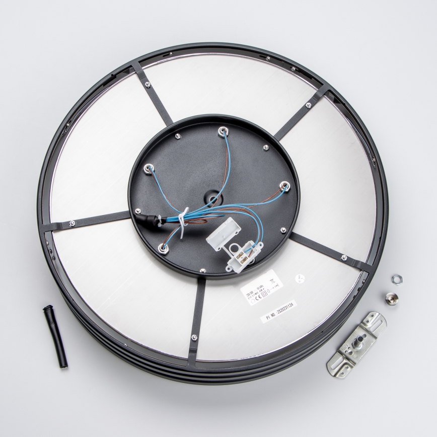 Brilagi - LED Křišťálové stropní svítidlo VELURE 5xE14/40W/230V černá