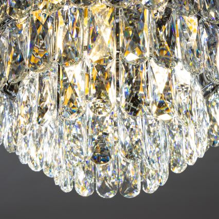 Brilagi - LED Křišťálové stropní svítidlo VELURE 5xE14/40W/230V zlatá