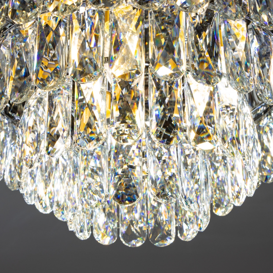 Brilagi - LED Křišťálové stropní svítidlo VELURE 5xE14/40W/230V zlatá
