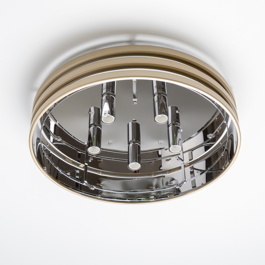 Brilagi - LED Křišťálové stropní svítidlo VELURE 5xE14/40W/230V zlatá