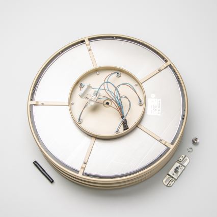 Brilagi - LED Křišťálové stropní svítidlo VELURE 5xE14/40W/230V zlatá