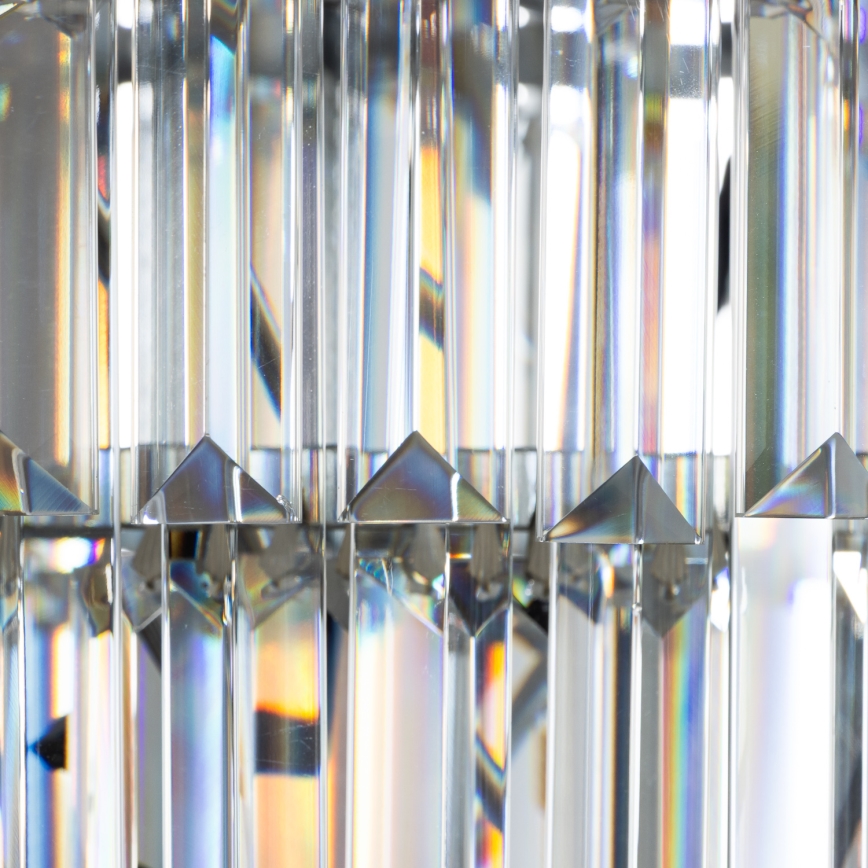 Brilagi - LED Křišťálový lustr na řetězu MOZART 5xE14/40W/230V lesklý chrom
