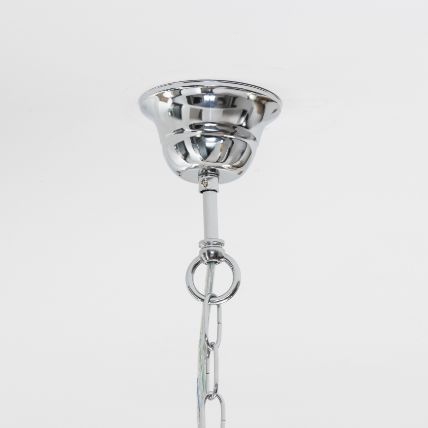 Brilagi - LED Křišťálový lustr na řetězu MOZART 5xE14/40W/230V lesklý chrom